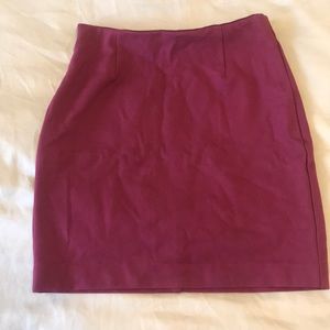 Talula burgundy mini skirt